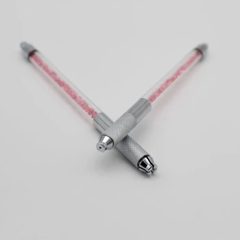 Profesionálne 1PC Microblading Crystal Ružová Ručné Tetovanie Pero Pre 3D Obočie Výšivky Permanentného make-upu