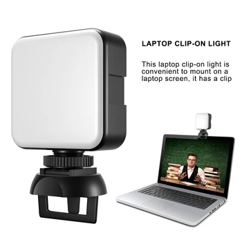 Video Live Stream Svetlo 2500K-6500K 5W LED Lampa Pre Smartphone, Tablet, Notebook Notebook Mini Vlog Vyplniť Svetla Pre Selfie Video