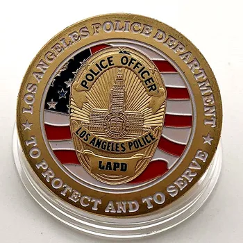 Spojené Štáty americké Los Angeles Polícia Pamätné Mince LAPD Saint Michael Zberateľskú Mincu Darček Šťastie Mince