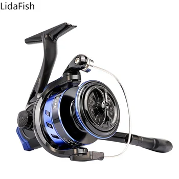 LidaFish 2000-7000 Spinning Fishing Cievky 8 KG Max Presuňte Moc 5.2:1 /4.7:1 Kovová Cievka Fishing Cievky Carp Rybárske Cievky