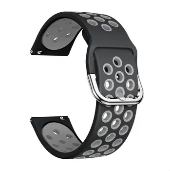 20 MM silikónové Watchband Popruh Pre Xiao MiBro Vzduchu / Na Realme Sledovať Smart Príslušenstvo wriststrap Rýchle Uvoľnenie dvojité farba