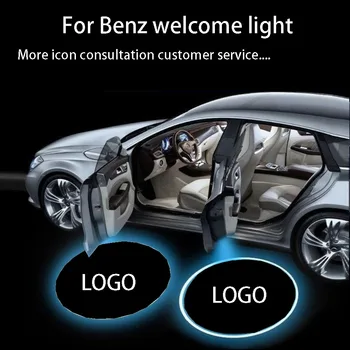 Pre Mercedes AMG LED Vitajte na Čítanie Dvere Auta Svetlo Logo Laserový Projektor Osvetlenie Znak pre Benz Triedy E C W205 W176 W212 W213 177