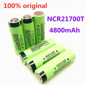 Pôvodné 21700 NCR21700T lítiová nabíjateľná batéria 4800mAh 3,7 V 40A high-vybíjania batérie high-mozgov Li-ion batéria