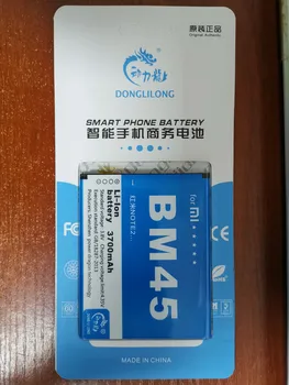 Nové BM45 3700mAh Donglilong Batérie Pre Xiao Hongmi Poznámka 2 Červená Ryža Pozn.2 Vysokej Kvality Podnikateľského Batérie S Sledovacie Číslo