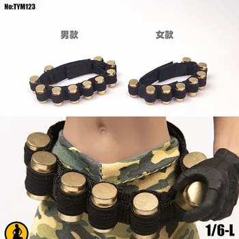 TYM123 1/6 Vojak Taktické Ťažké Bullet Pás Model Oblečenie Príslušenstvo Fit muži Ženy 12