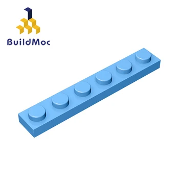 BuildMOC Kompatibilný S Montuje Častice 3666 1x6 Pre Stavebné Bloky Súčastí DIY Vzdelávacie Crea