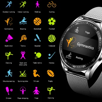 Nové E1-6 Smart Hodinky Mužov Bluetooth Hovor Nepremokavé Hudba Šport Smartwatch Ženy Multi-Dial Prepínanie Srdcovej Frekvencie Fitness Tracker