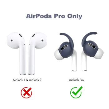 Silikónová Slúchadlá Earpods Prípade Airpods Pro Anti-stratil Eartip Ucho Spp Kryt pre Apple Airpods Bluetooth Slúchadlo Príslušenstvo