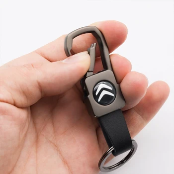 Auto Tlačidlo Smart Peňaženky Keychain Kovové Auto Krúžok na DIY Kľúče Držiak pre Citroen - C1 3 BX CX GT C4Cactus C4PICASSO Berlingo C-Zero