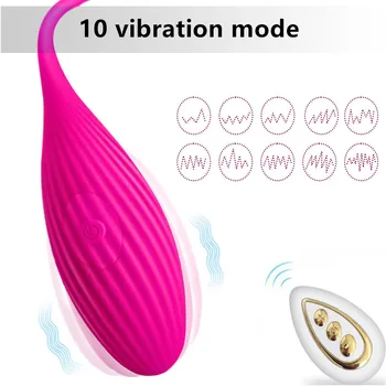 Sexuálne Hračky Pre Ženy Vajcia Vibrátor G-Spot Vaginálne Loptu Klitorálny Stimulátor Masturbácia Zariadenie, Bezdrôtové Diaľkové Ovládanie Pre Dospelých