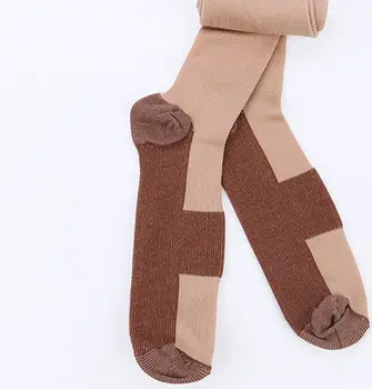 2020 Nové Muži Ženy Patchwork Dlhé Ponožky Medi Podávaný Kompresné Ponožky 20-30mmHg Absolvoval S-XXL