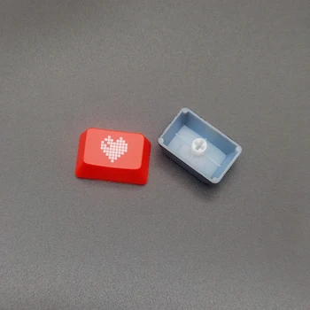 Osobnosti Láska Kartu Keycaps pre Cherry MX prepínač kríž Osi červená Čierna lomítko \ | symbol Mechanické Klávesnice ABS Podsvietenie Keycap