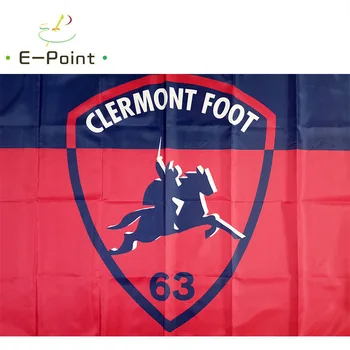 Francúzsko Clermont Nohy 63 3 ft*5 ft (90*150 cm) Veľkosť Vianočné Dekorácie pre Domov Vlajky Zástavy Dary