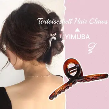 Novo kórejská Dievča Vlasy Pazúr Kríž Námestie Jednoduché Veľké Geometrické sponky do Vlasov pre Ženy Chytiť Vlasy Čeľuste Klip Vlasy Styling Príslušenstvo