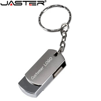 JASTER Kovové USB2.0 Zadarmo v tvare U adaptér 4 GB 8 GB 16 GB 32 GB, 64 GB Nosiť so sebou, môže byť otočený o 180 stupňov(5 ks zadarmo logo)