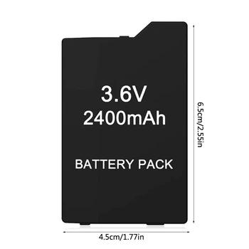 2400mAh o 3,6 V Lítium-Iónová Nabíjateľná Batéria Náhradná Kompatibilné S PSP 2000 PSP 3000 3.6 V, Batéria PSP-S360