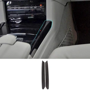 ABS Uhlíkových Vlákien Štýl Auto stredovej Konzoly Strane Dekorácie Pásy na Mercedes Benz Triedy E W212 obdobie 2010-