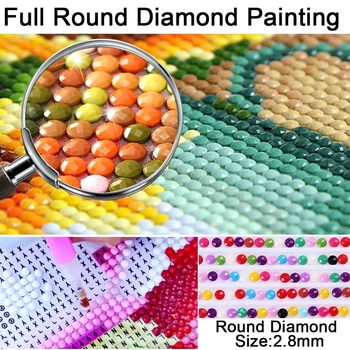 Plné Námestie Vŕtať 5D DIY Diamond Maľovanie Farebný Papagáj 3D Diamond Výšivky Cross Stitch Dekorácie Diamond Puzzle Súpravy