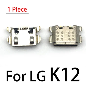 20pcs Micro USB Konektor Nabíjania Zásuvky Port Konektor Dock Konektor Pre LG V30 V40 Q60 K8 K12 Plus K50s K50