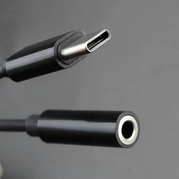 USB-Typ C C muža Na 3.5 mm Jack Samica konektor pre Slúchadlá a Kábel Audio Aux kábel Kábel Adaptéra Pre Xiao Huawei Samsang Andorid Smart Phone