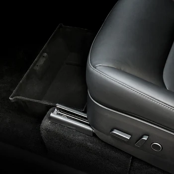 Pre Tesla Model Y/3 Pod Sedadlom Úložný Box Posilniť ABS materiálu vnútorné plné Hrnú