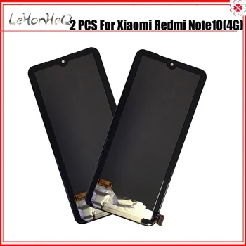 Veľkoobchod 2 KS/Veľa Originálnych Pre Xiao Redmi Poznámka 10 LCD M2101K7AI M2101K7AG Displej Dotykový Panel Digitalizátorom. Montáž