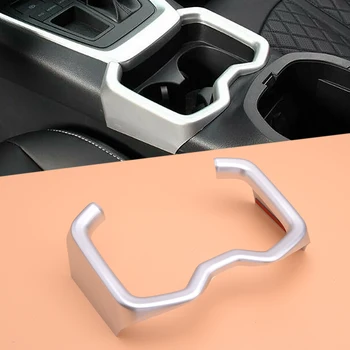 ABS 1pcs Auto Matné Strieborné Predné Vody Držiak Krytu Výbava Rámom vhodné pre Toyota RAV4 2019 2020