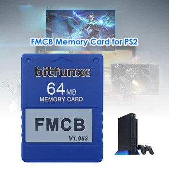 FMCB McBoot Pamäťová Karta 64MB Zadarmo MC Boot v1.953 Karty pre Sony PS2 Pamäťovej Karty Konzoly
