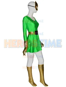 Zelená Jean Grey Phoenix Cosplay Kostým Spandex Superhrdinu Šaty Cosplay Halloween Kostým pre Ženy, Dievča