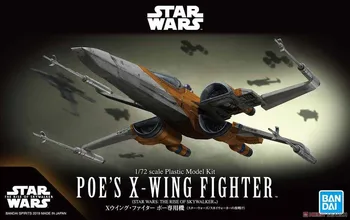 Bandai Star Wars Poe na X-Krídlo Fighter 1/72 Vzostup Skywalker Montáž Montáž Model Kolekcie Hračky Narodeninám