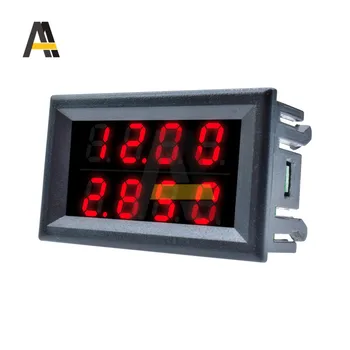 Mini Digitálny Voltmeter Ammeter DC 0-100V/0-200V 10A Panel Amp Voltové Napätie Prúd Meter Tester Detektor Dual 0.28