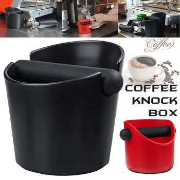 1pc Kávy Zraziť Box Espresso odpadkovom Koši s Rukoväť Kávy Dôvody Kontajner Šok absorbenta Kávy Grind Tamper Zraziť Box