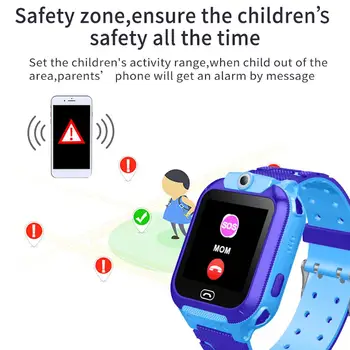 Detské Smart Hodinky SOS Alarm Vodotesné Diaľkové určenie Polohy Trvať Obrázok Hovor Smart Detí Telefón Hodinky