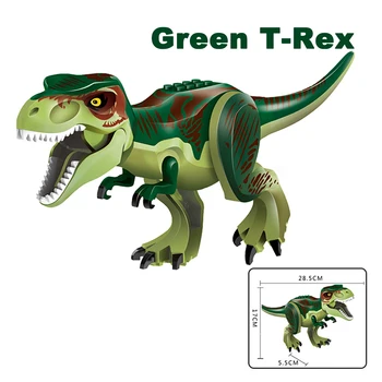 Jurský Svet 2 Stavebné Bloky Dinosaurov Údaje Tehly Tyrannosaurus Indominus I-rex Zostaviť Deti Hračky, Vianočné