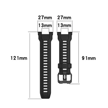 Silikónové Popruh pre Huami Amazfit Ares Smart hodinky Vymeniteľné Príslušenstvo watchband pre Xiao Huami Amazfit A1908 Band Náramok