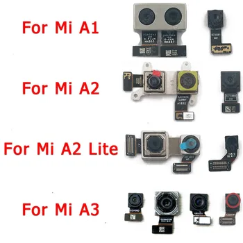 Originálne Zadný Fotoaparát na Prednej strane Pre Xiao Mi A2 Lite A3 A1 5X 6X Zadné Malé Zadnej Čelnej Selfie Flex Kamery Modul Náhradných Dielov