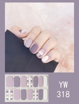 Kórejský na nechty, nálepky, roztomilý vzory, nepremokavé na nechty, nálepky, DIY nechtov umenie