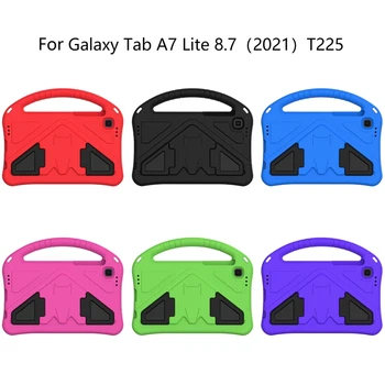 Prípad tabletu Samsung Galaxy Tab A7 Lite 8.7 T220/T225 2021 Tablet Anti-Drop Prípade, Tablet, Stojan pre Sledovanie filmov