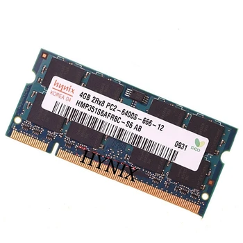 Hynix RAM DDR2 4GB 800MHz pamäť 4GB 2Rx8 PC2-6400S-666-12 ddr2 4gb 800 ram ddr2 Notebook memoria 200PIN 1.8 pre notebook