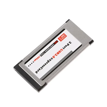 PCI-E slot karty PCI Express 2 Port USB 3.0, 34 mm Expresscard Karty Converter Adaptér