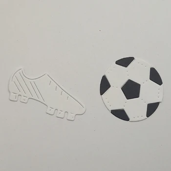 3D Topánky futbal Rezanie Kovov Zomrie Šablón Pre DIY Scrapbooking Dekoratívne Razba Remeselníci Die Rezanie Šablóny