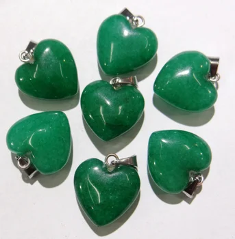Prírodný kameň Turquoises Kremeň tigrie oko Opál lapis srdce prívesky pre diy Šperky, Náhrdelníky, takže Accessories12PCS A4