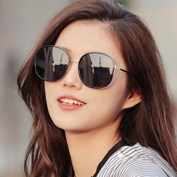 Ženy slnečné Okuliare Módne Polarizované UV400 Gradient Objektív Luxusné Crystal Dámy Značky Dizajnér Slnečné Okuliare Okuliare Pre Ženy 31425