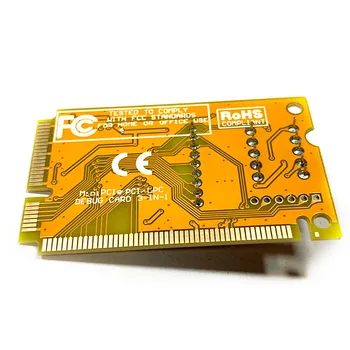 Mini PCI-E LPC PC Analyzer Tester POST Karty Test Pre Notebook Notebook Hexadecimálnych Znakov Displeja