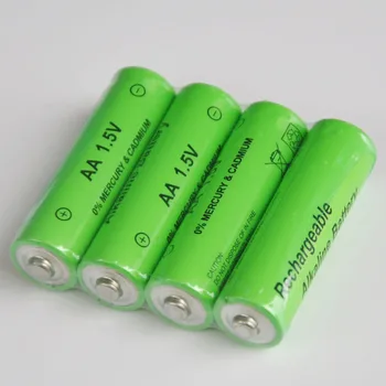 1.5 V Novej Značky AA nabíjateľné batérie 4000mAh 1,5 V Nové Alkalické Nabíjateľná batery pre led svetlo hračka mp3 doprava Zadarmo