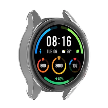 Smart Hodinky Rám Nárazníka TPU puzdro Pre Xiao Mi Watch Color Športové Vydanie Poškriabaniu dôkaz Shockproof Smartwatch Ochranný Kryt