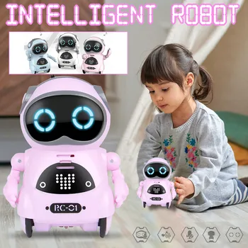 Prejav Dialóg Snímanie Multi-funkcia Hudby Smart Mini Zliatiny Robot Deti Hračka Robot Reči Dialóg Snímanie Multi-funkcia Hudby