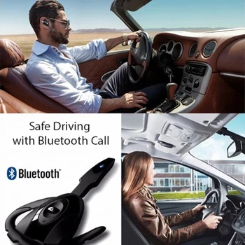 Obchodné Bluetooth Headset S Mikrofónom Nabíjateľná dlhý Pohotovostný Jazdy Autom Vysoká Citlivosť Hands-free Wireless Headset