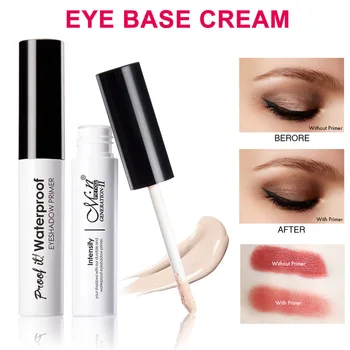 Prirodzený make-up Oči Primer Eyeshadow Base Primer Jednoduché Nosenie Nepremokavé Dlho-trvajúce Korektor, Očné tiene Krása Kozmetika