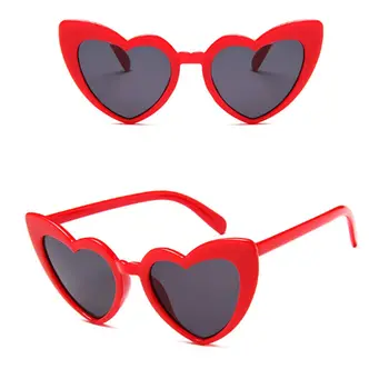 Srdce slnečné Okuliare Ženy značky dizajnér Cat Eye Slnečné Okuliare Retro Láska Srdca, Tvarované Okuliare Dámy Nakupovanie Slnečné okuliare UV400